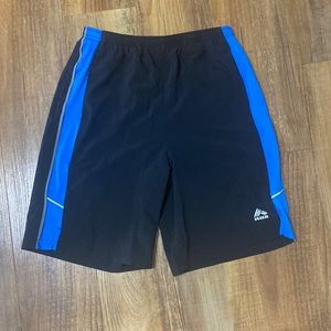 RBX black & blue swim trunks size Small